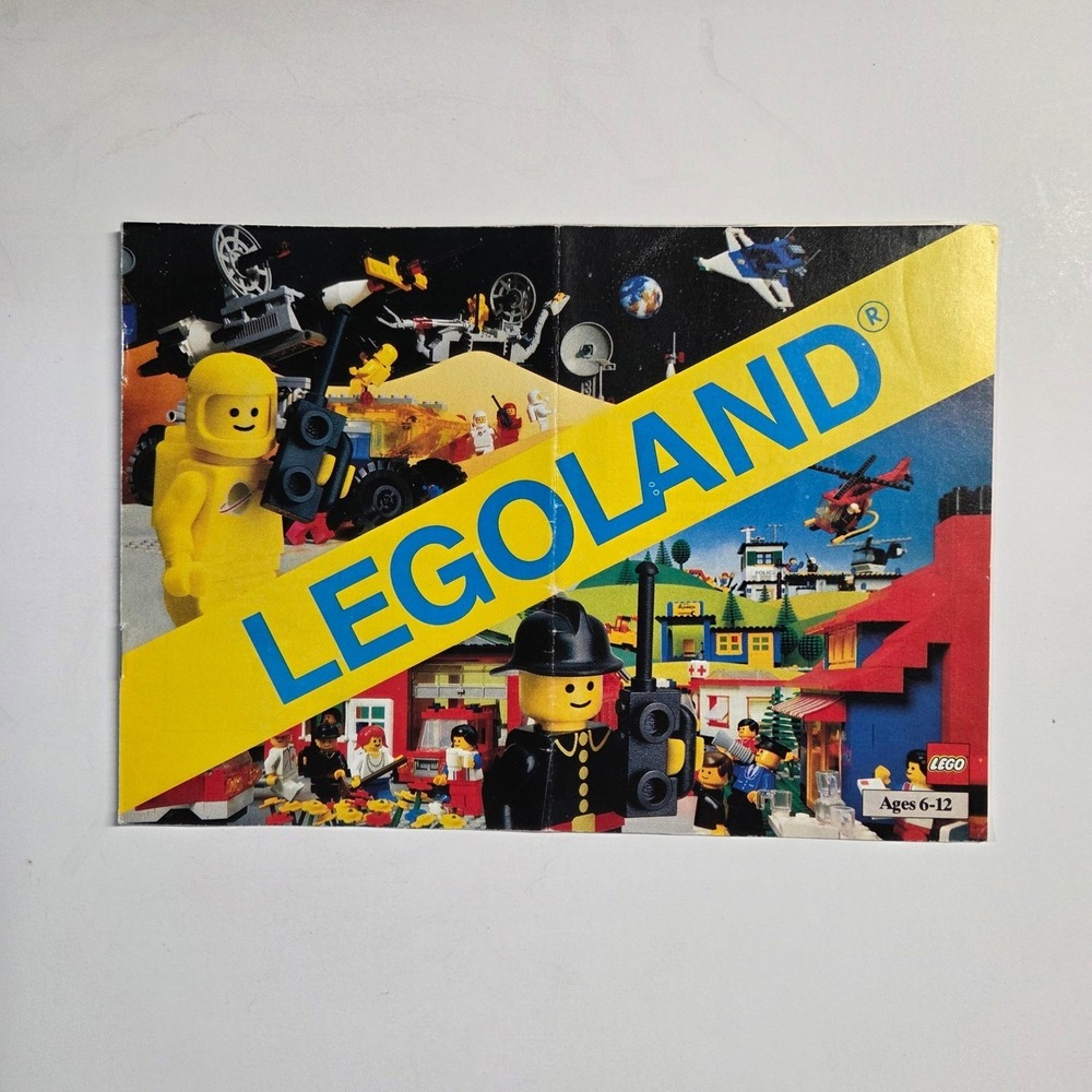 LEGO LEGOLAND Catalog Insert Kids OS Multicolor Vintage 1982 Idea Book Promo